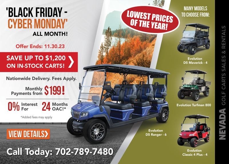 Subscribe Nevada Golf Carts